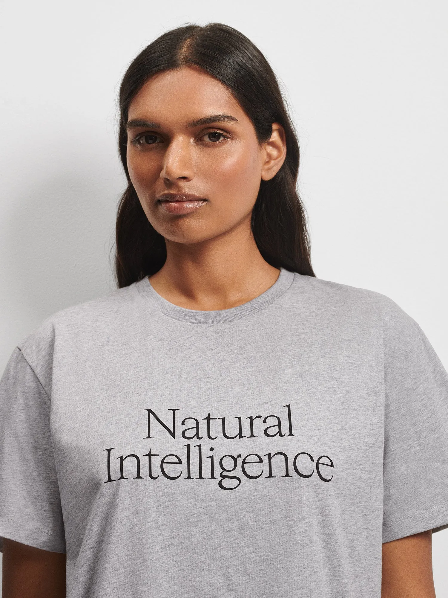 365 Natural Intelligence T-Shirt—grey marl