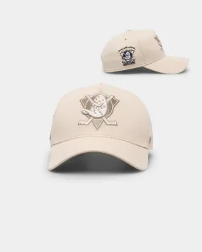 47 Brand Anaheim Ducks 'Caramel Swirl' Sure Shot TT Cotton MVP Snapback Natural/Khaki