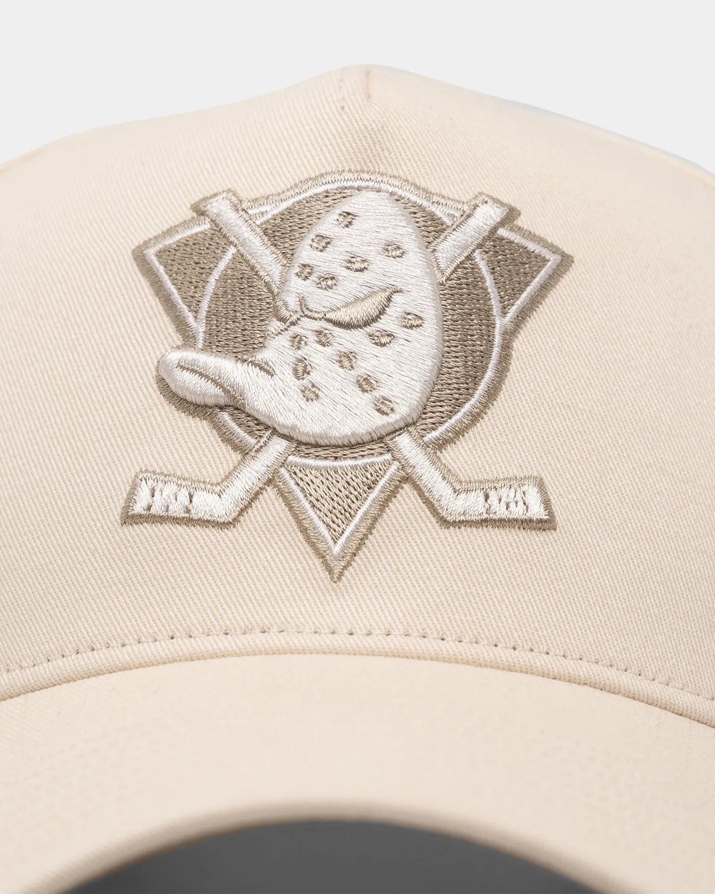 47 Brand Anaheim Ducks 'Caramel Swirl' Sure Shot TT Cotton MVP Snapback Natural/Khaki