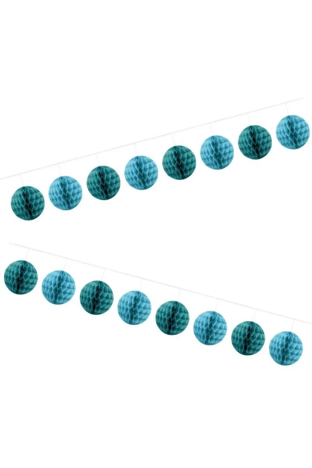 4M HONEYCOMB GARLAND - BLUE