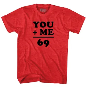 69 Math Equation Adult Tri-Blend T-shirt