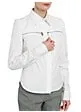 752703QAABC Cotton poplin zip detail button-down shirt