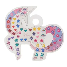 Accessorize London Girl's Multi Unicorn Stick On Earrings Set