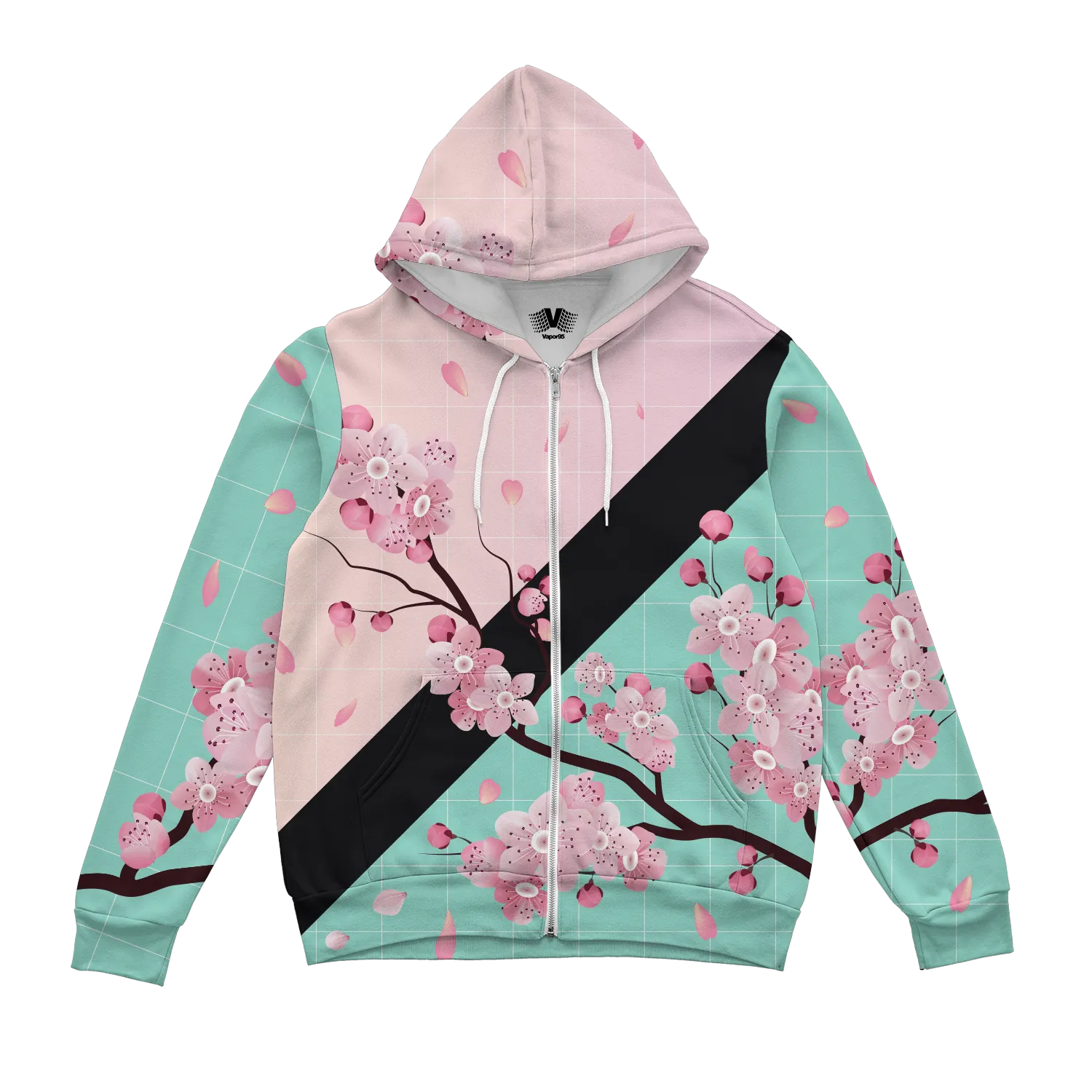 Across The Chasm Zip Up Hoodie