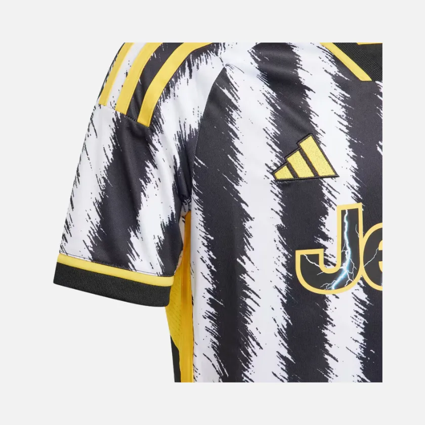 Adidas Juventus 23/24 Home Kids Unisex Football Jersey (7-16Years) -Black/White