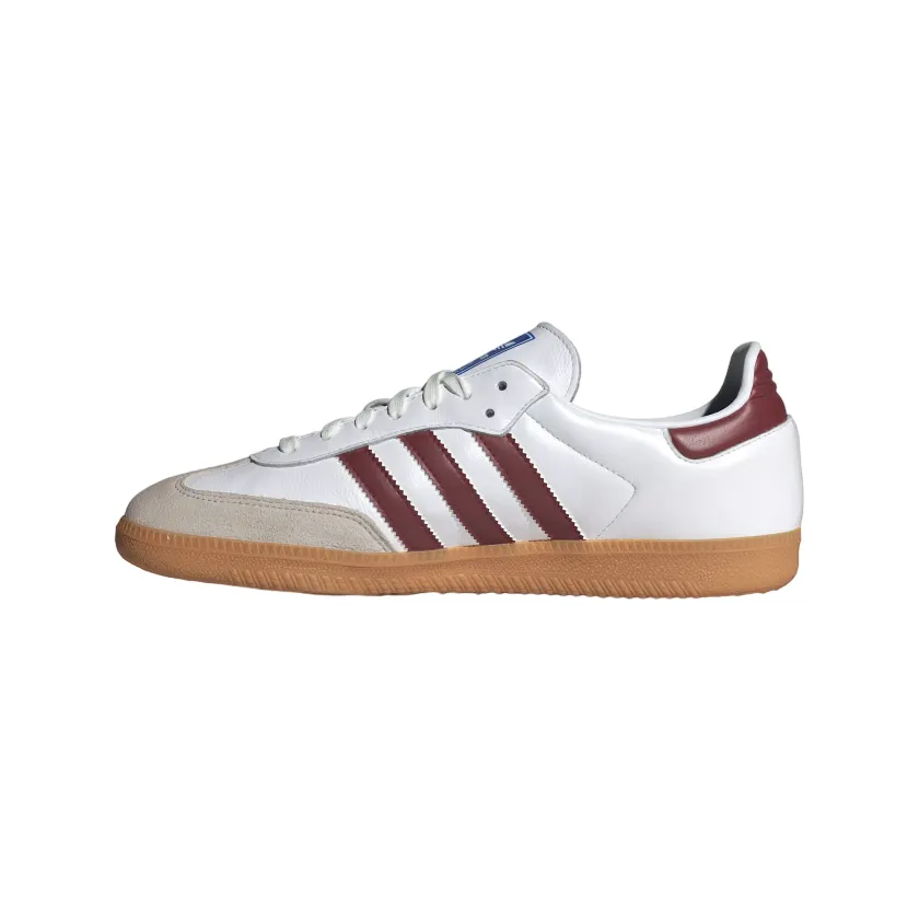 Adidas Originals men's sneakers shoe Samba OG IF3813 white-burgundy