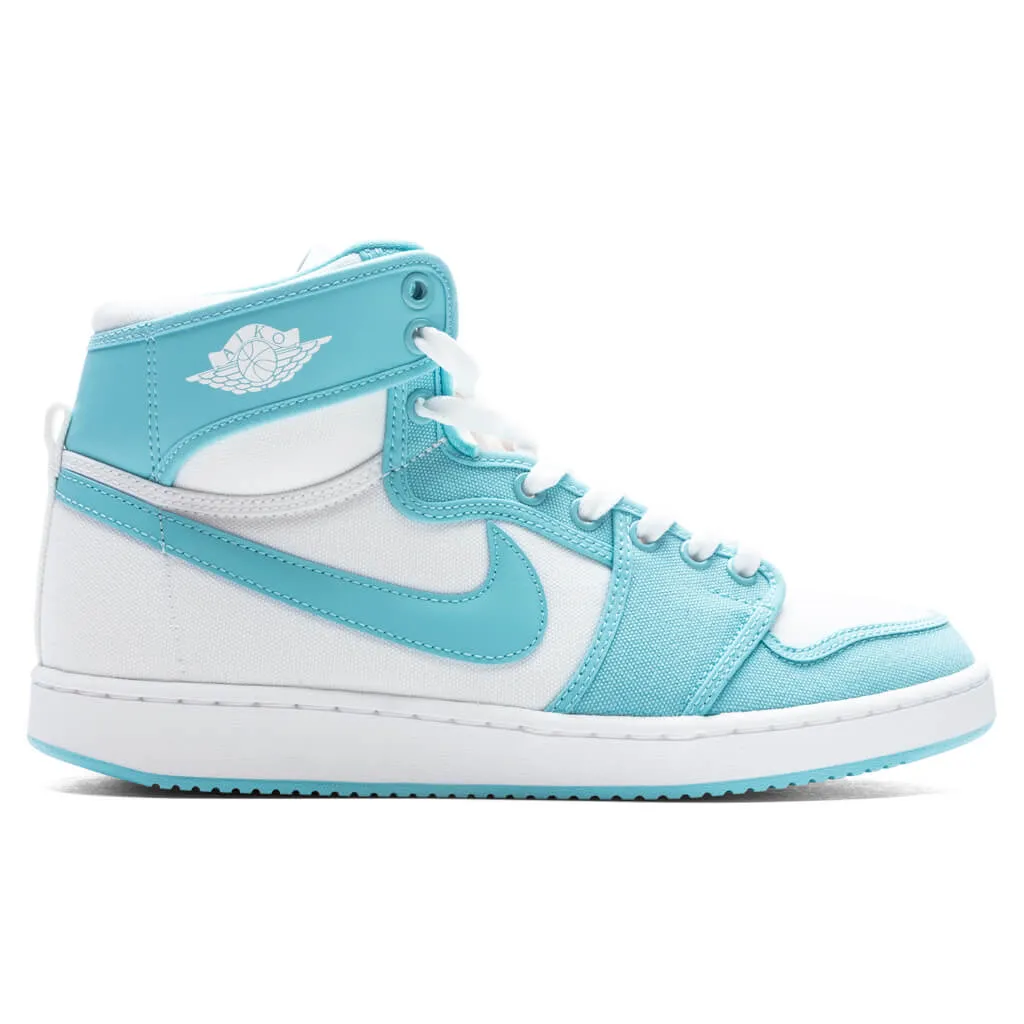 Air Jordan 1 KO - Bleached Aqua/White