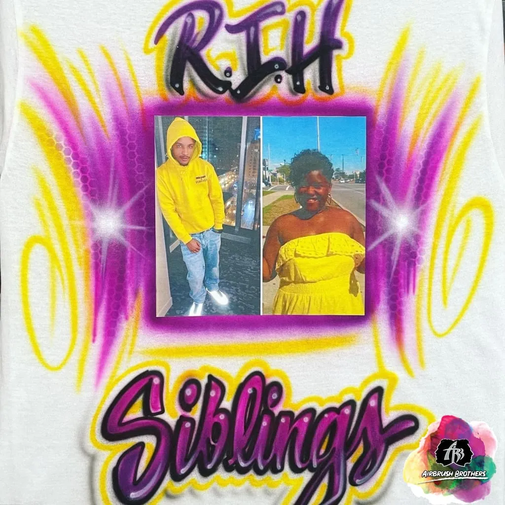 Airbrush R.I.H. Shirt Design