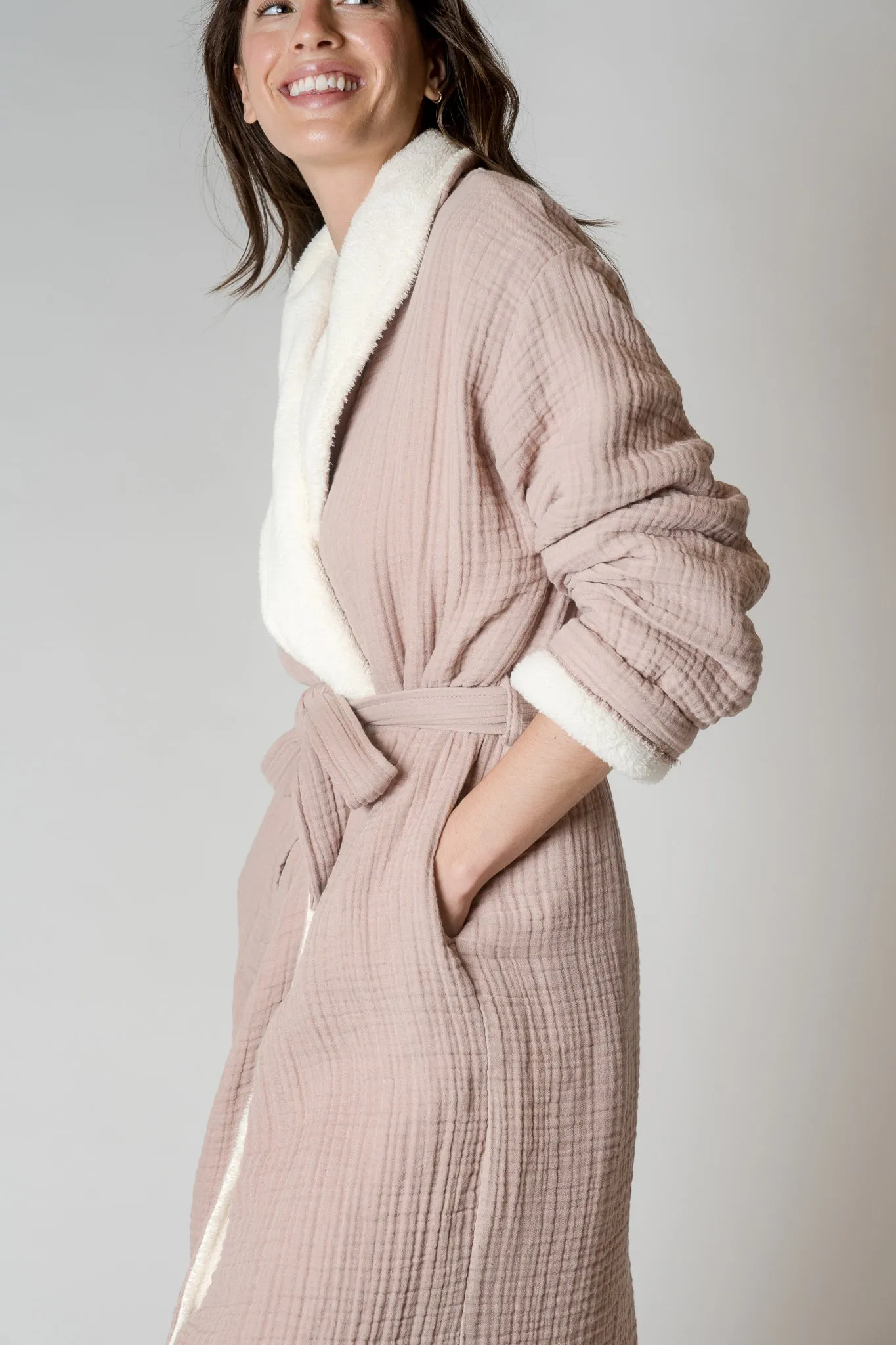 Alaia Sherpa Robe