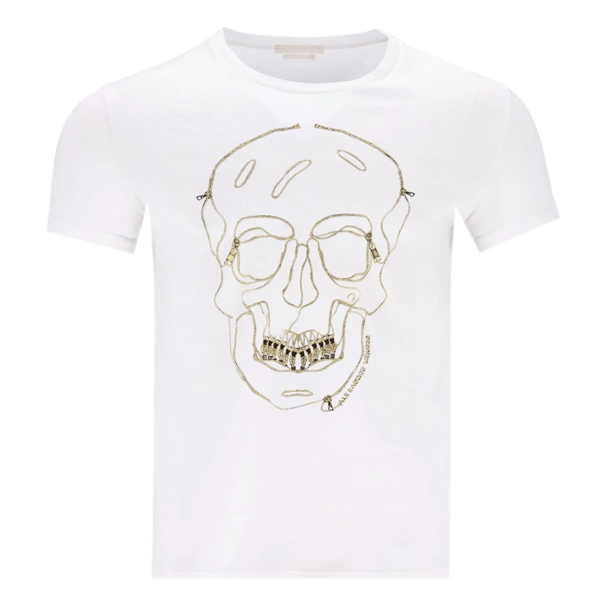 Alexander McQueen Skull Cotton T-Shirt. Size M