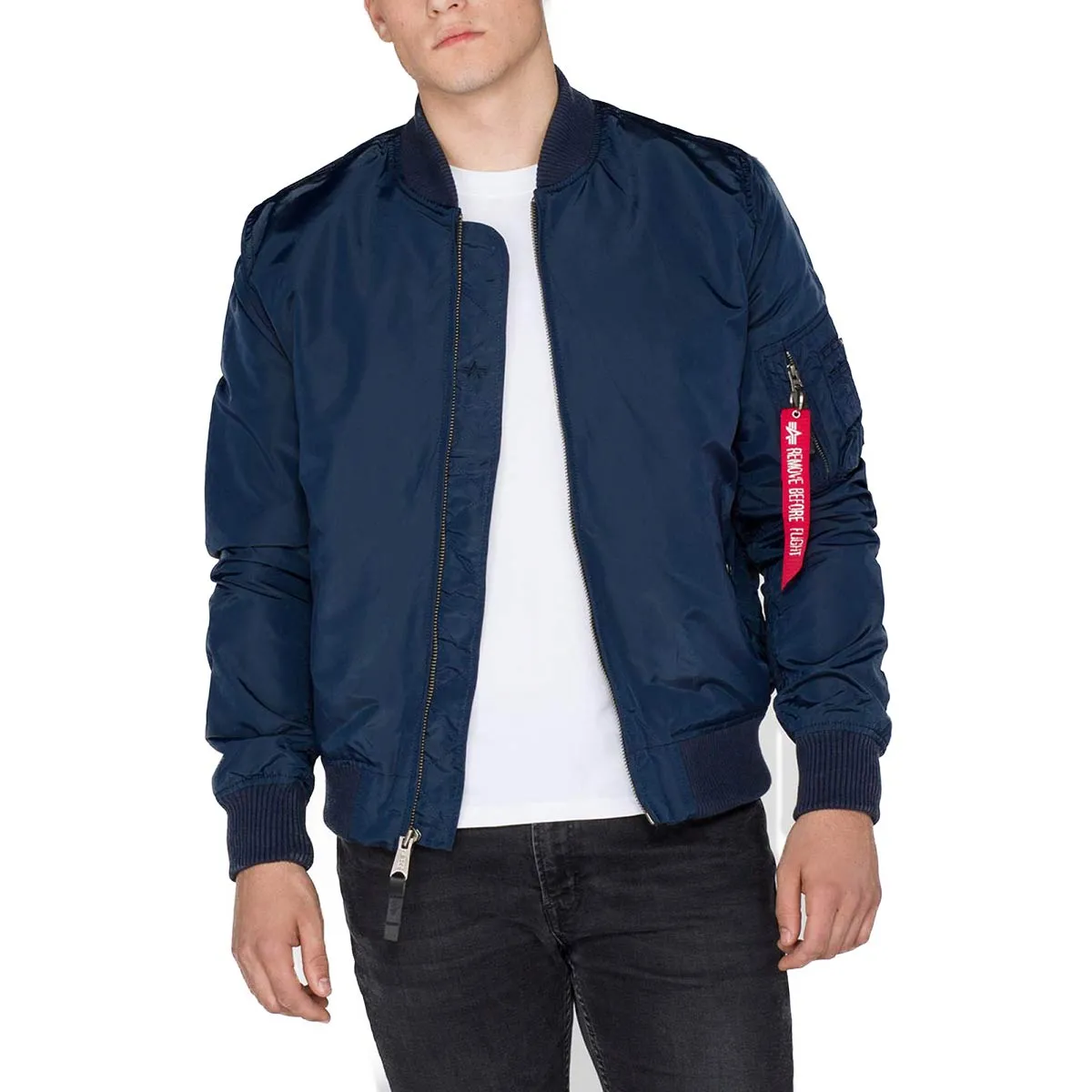 Alpha Industries MA-1 TT Flight Jacket Rep Blue