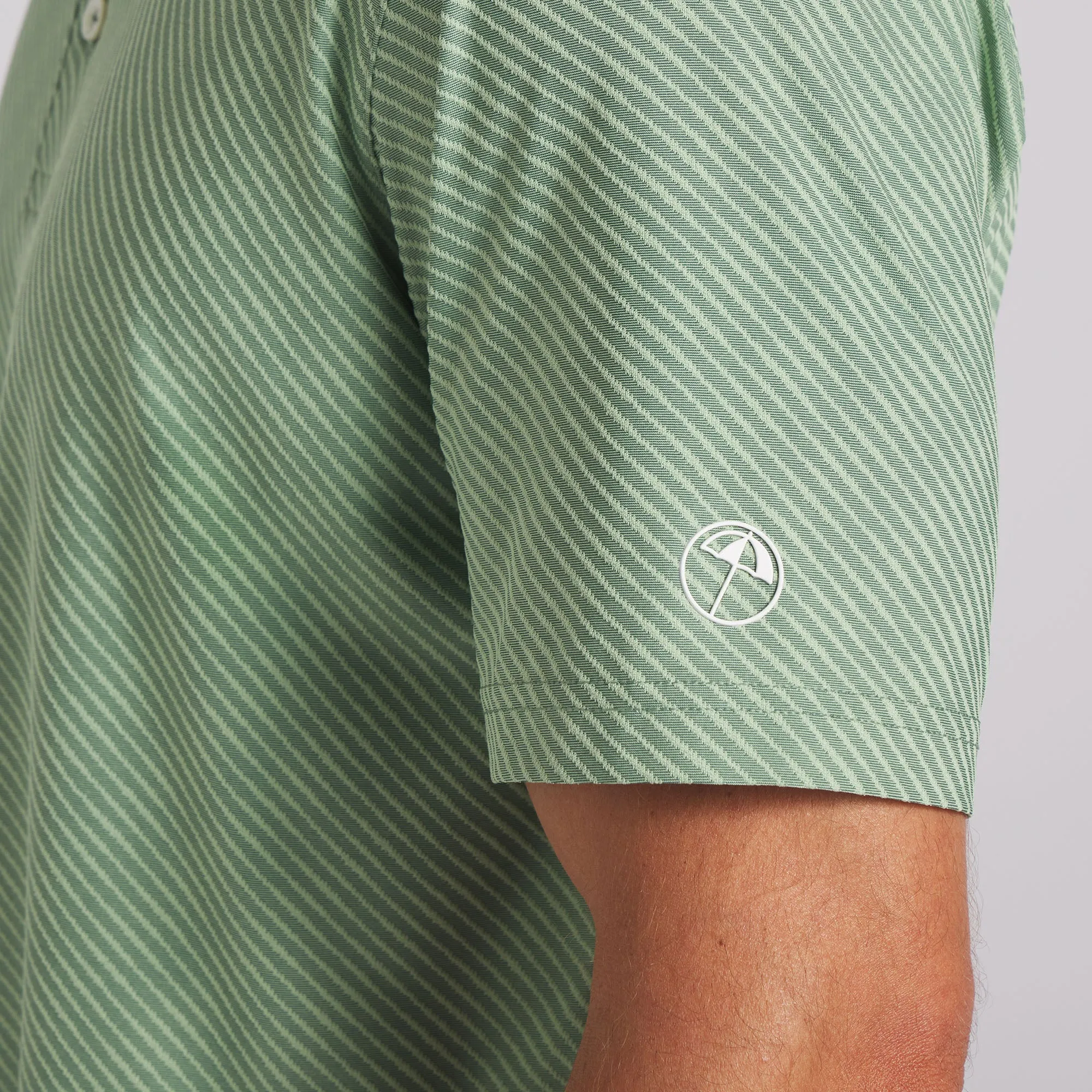 AP Jacquard Stripe Golf Polo