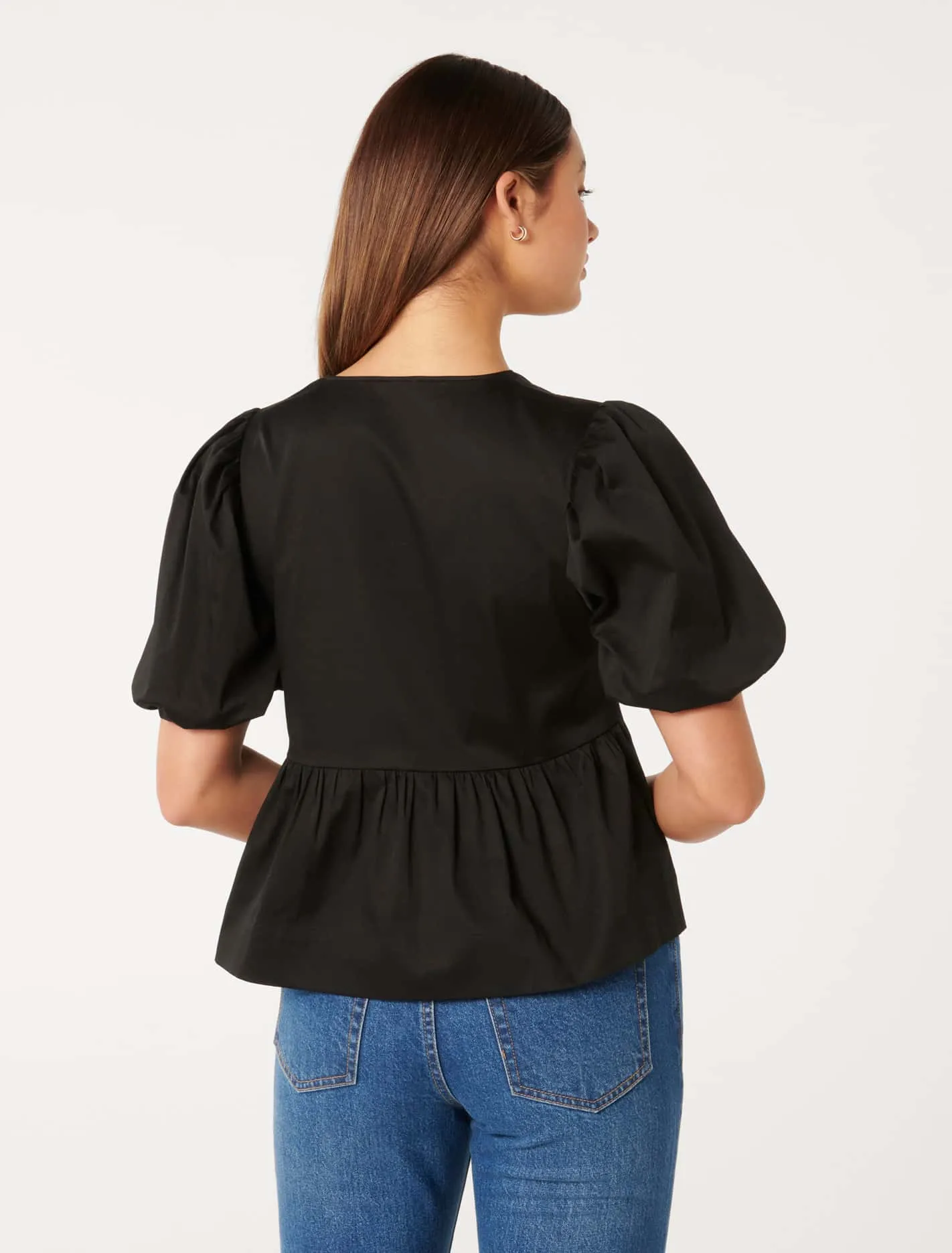 Arabelle Cotton Tie Front Blouse