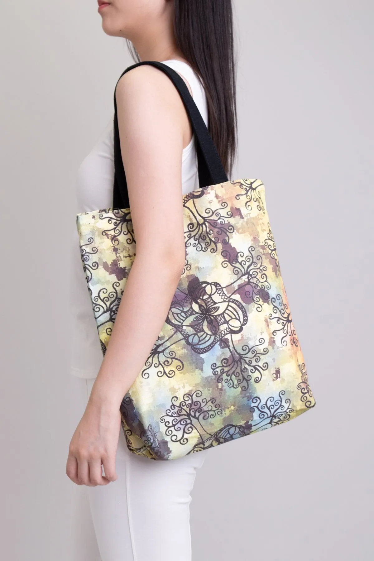 Artwork Totebag, Camouflage, Cotton