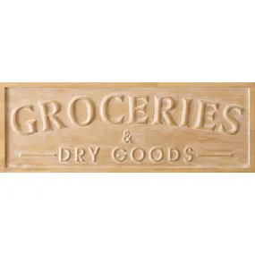 Audrey's Raised Sign - Groceries And Dry Goods