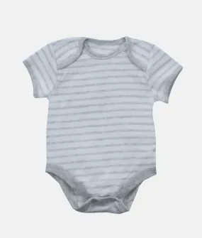 Baby Bodysuit - Grey Stripes