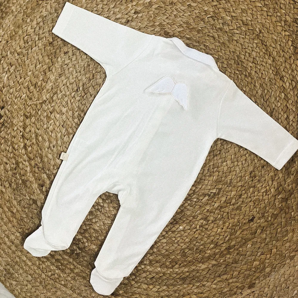 Baby Gi Cream Exclusive Angel Wings Cotton Sleepsuit