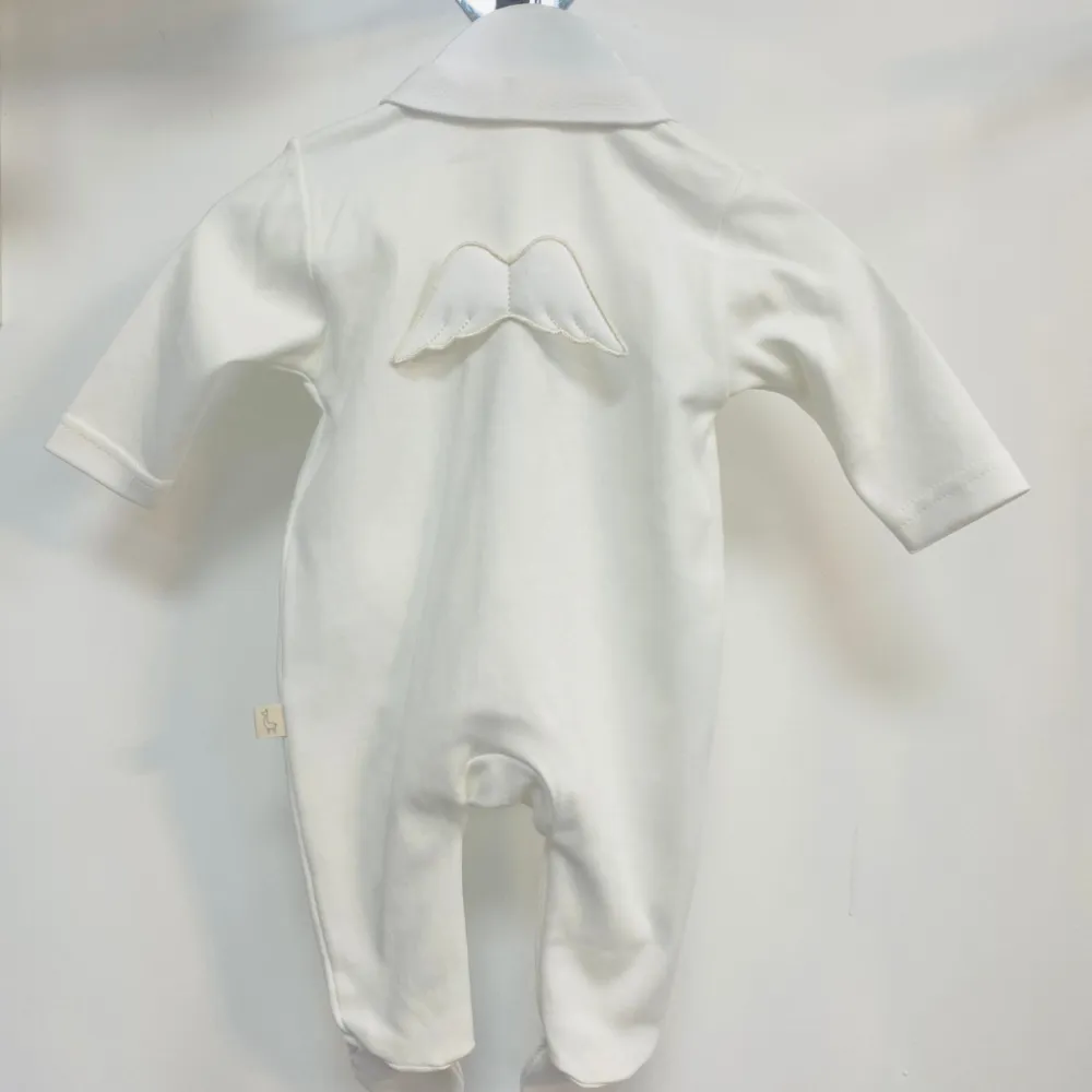 Baby Gi Cream Exclusive Angel Wings Cotton Sleepsuit