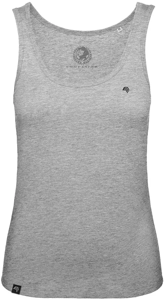 BAC TW073 ― Damen Bio-Baumwolle Tank Top - Heather Melange Grau