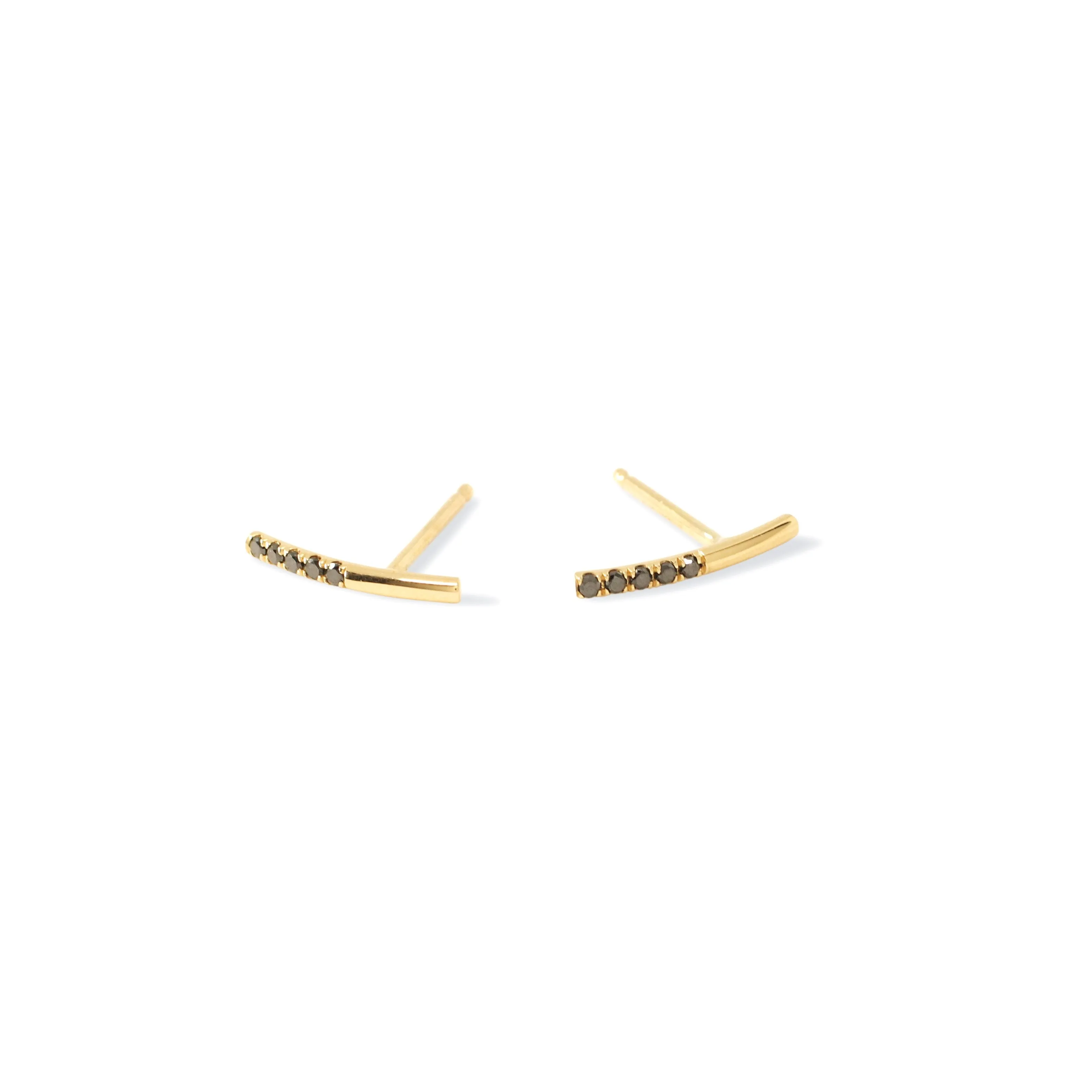 Balance Hook Earring 14K Yellow Gold - Single