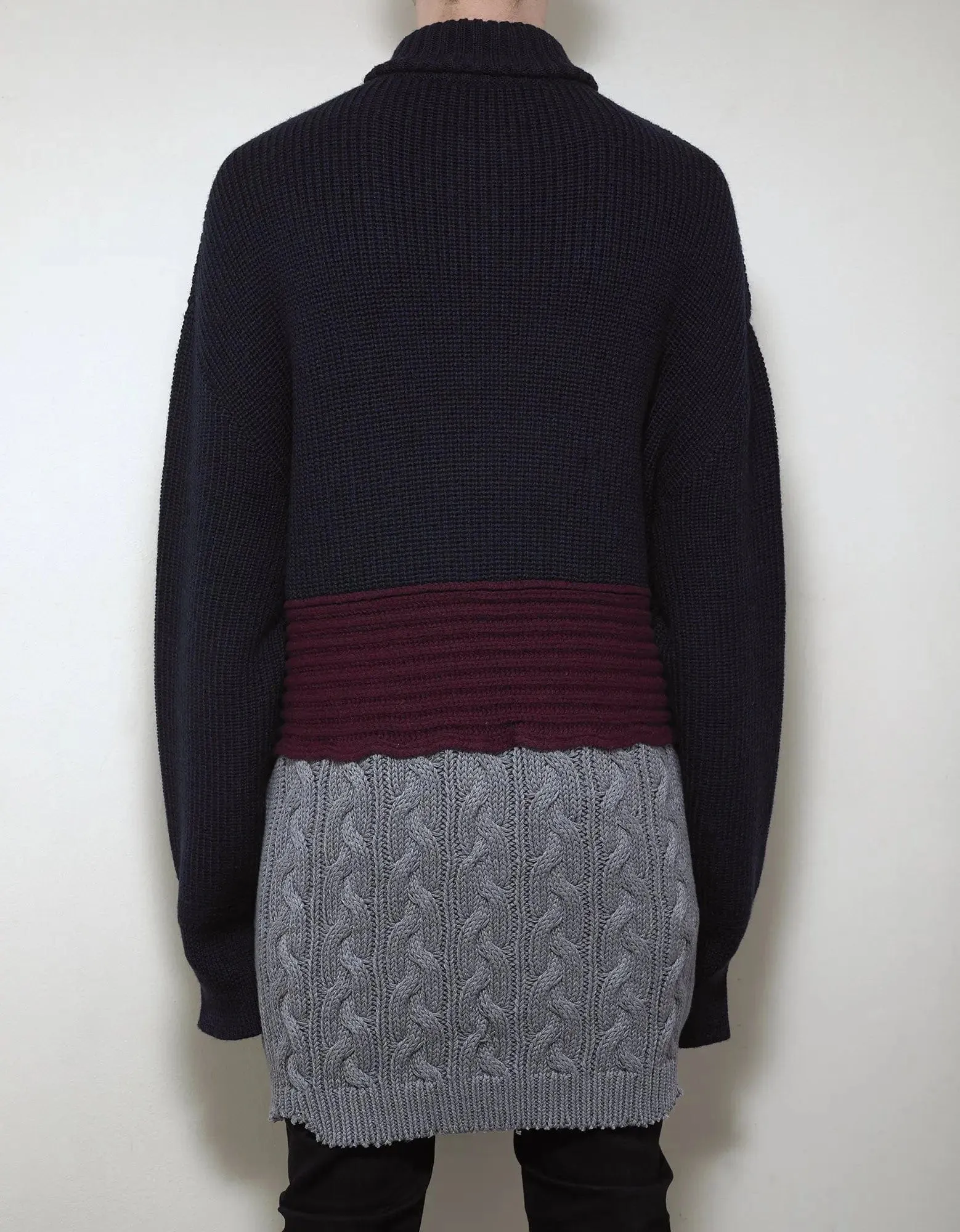 Balenciaga Multi-Panelled Long Knitwear