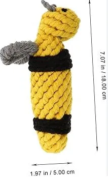 Bee 100% Cotton Rope Toy