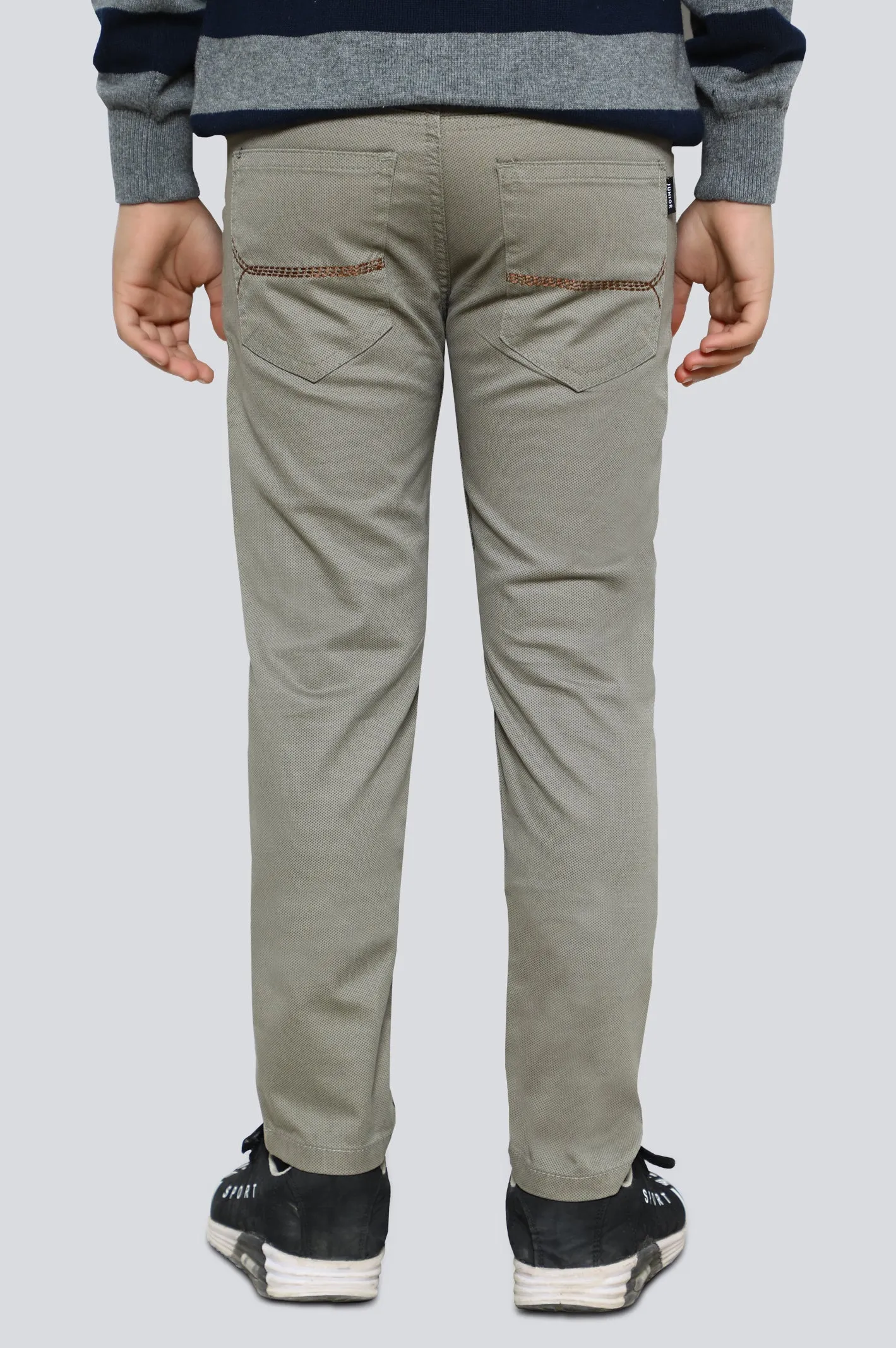 Beige Slim Fit Chino Trouser