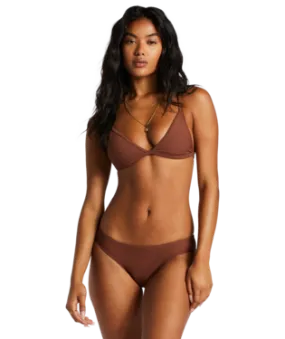 Billabong Tanline Ceci Triangle Bikini Top - Mocha