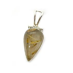 Birch Rutilated Quartz Gypsy Pendant