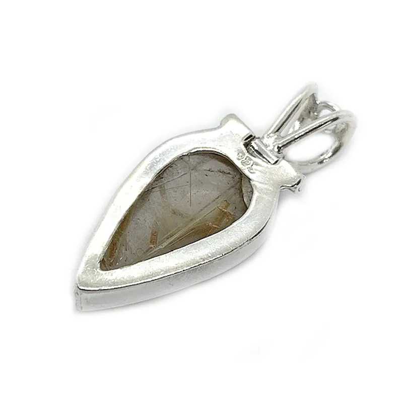 Birch Rutilated Quartz Gypsy Pendant