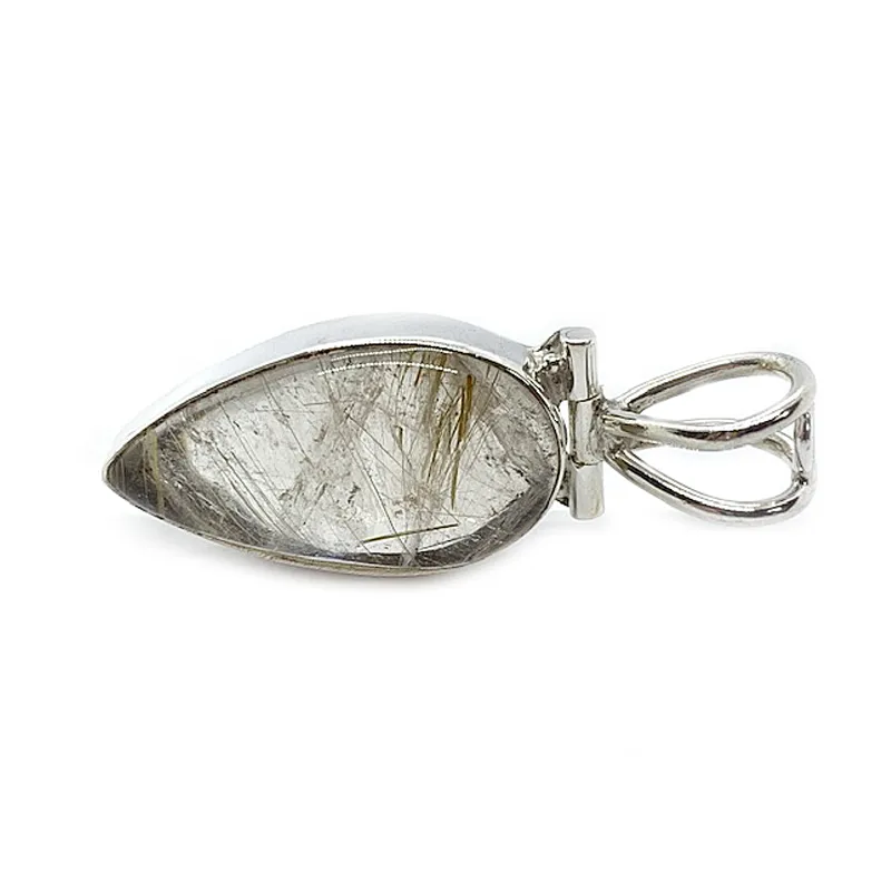 Birch Rutilated Quartz Gypsy Pendant