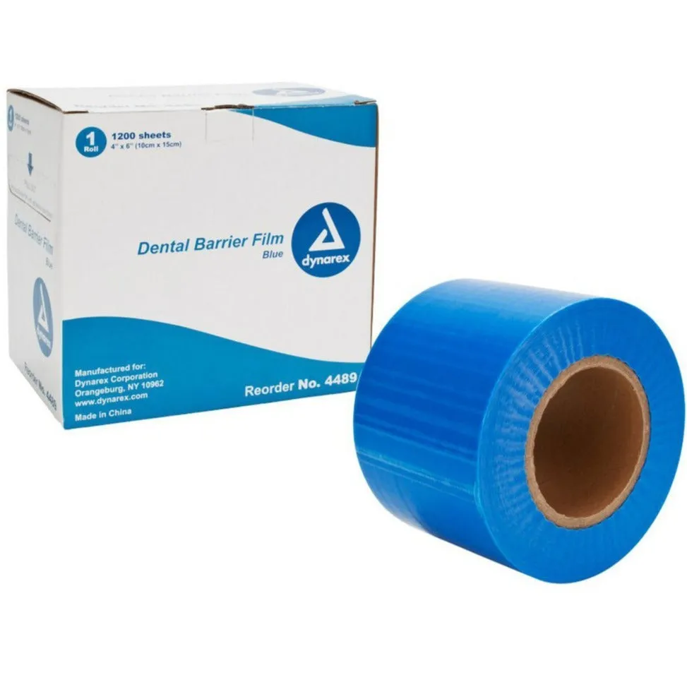 Blue Medical Barrier Film 4x6" (1200pc/Box)