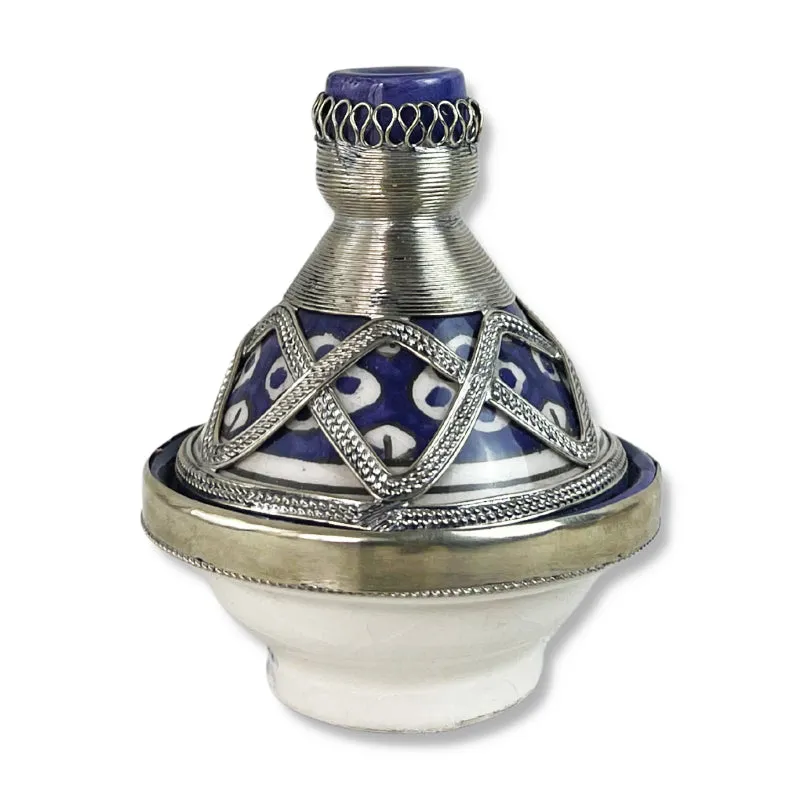 Blue mini vintage tajine