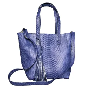 Blue Shopper Tote Bag