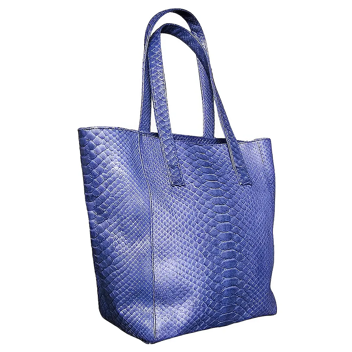 Blue Shopper Tote Bag