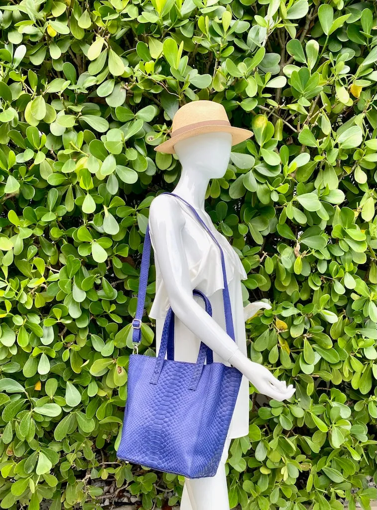 Blue Shopper Tote Bag