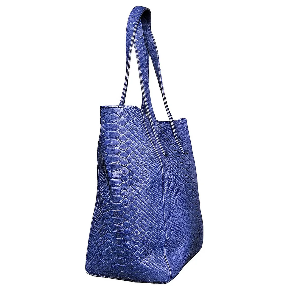 Blue Shopper Tote Bag