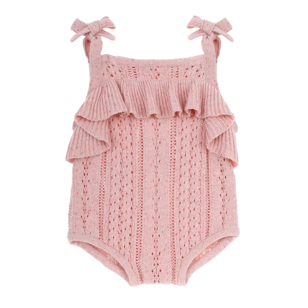 Bonnie & Harlo - knit romper | petal