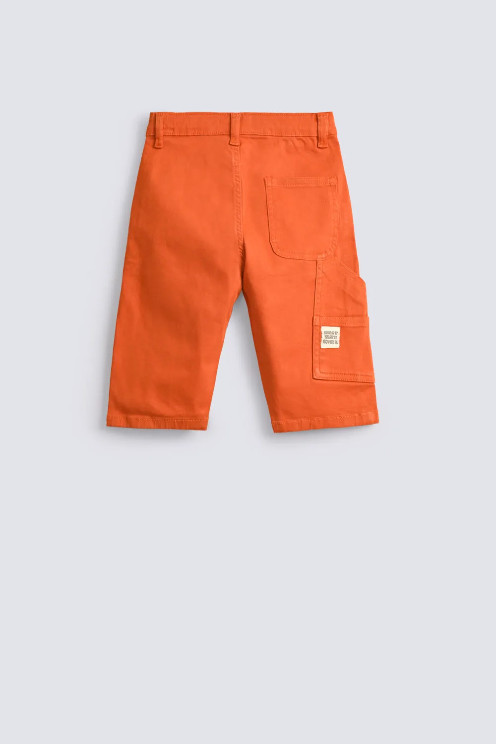 BOYS FASHION POCKET TWILL SHORTS