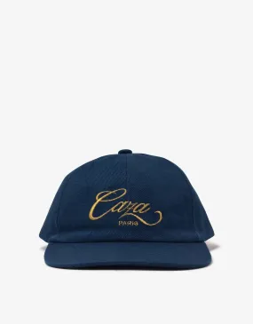 Casablanca Navy Blue Caza Embroidery Cap