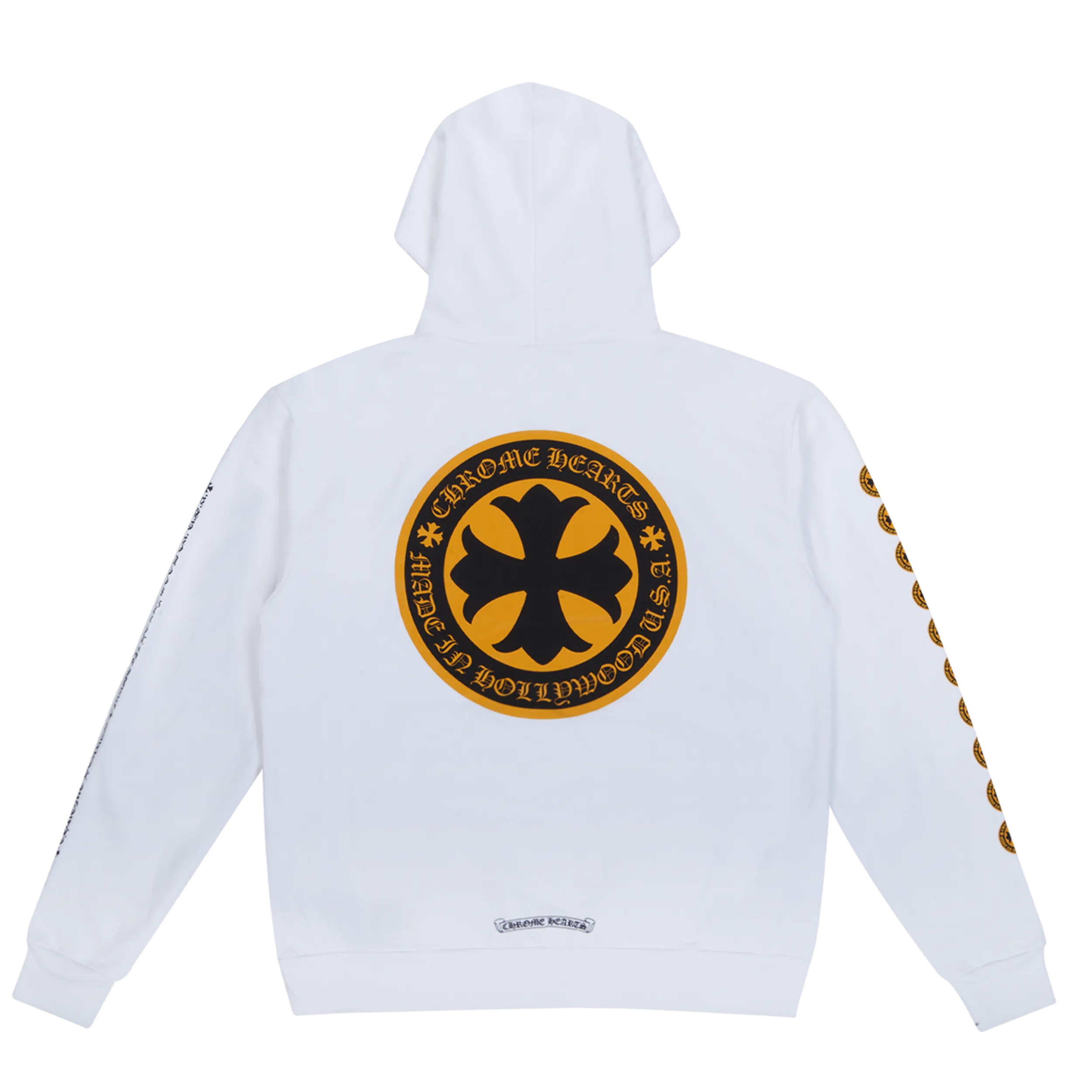 Chrome Hearts Cross Sweatshirt White Yellow