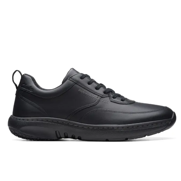 Clarks Men's Pro Lace Black Leather