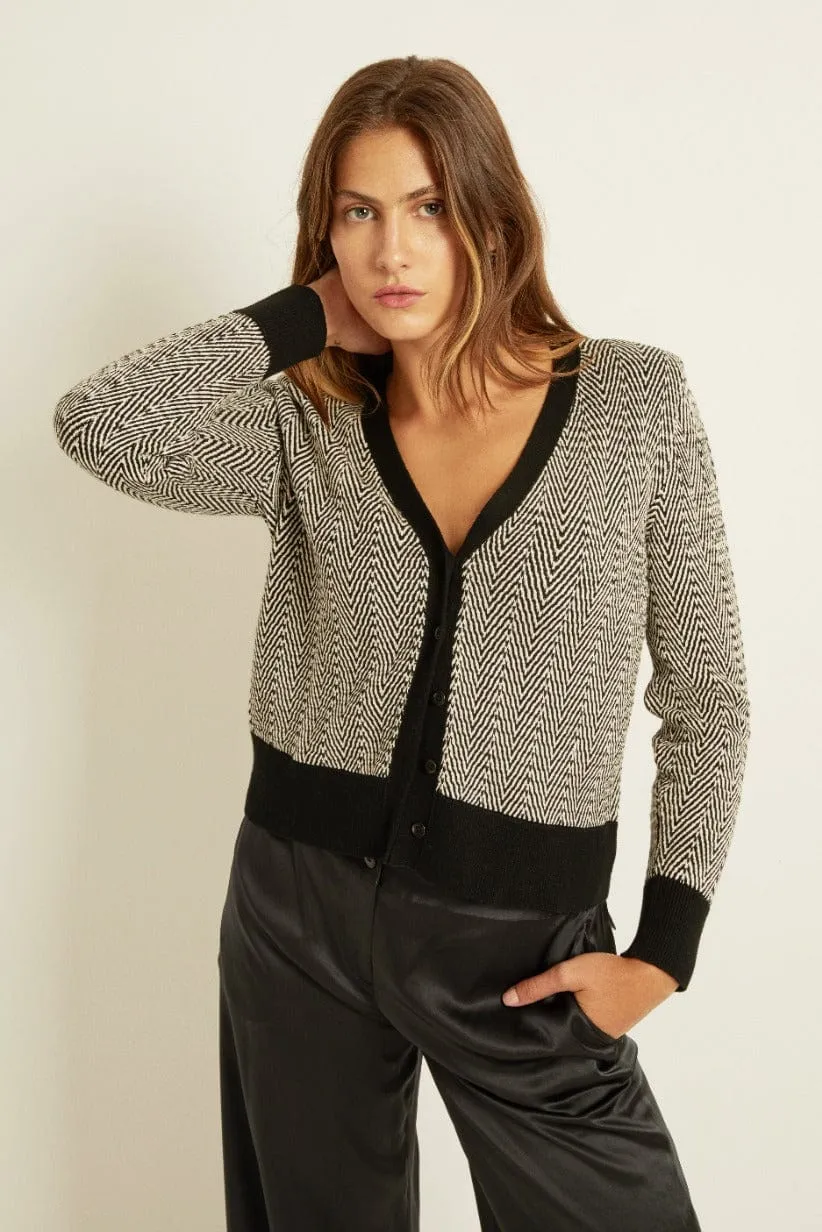 Collete Chevron Cardigan