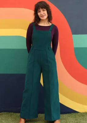 Corduroy Overalls Deep Teal