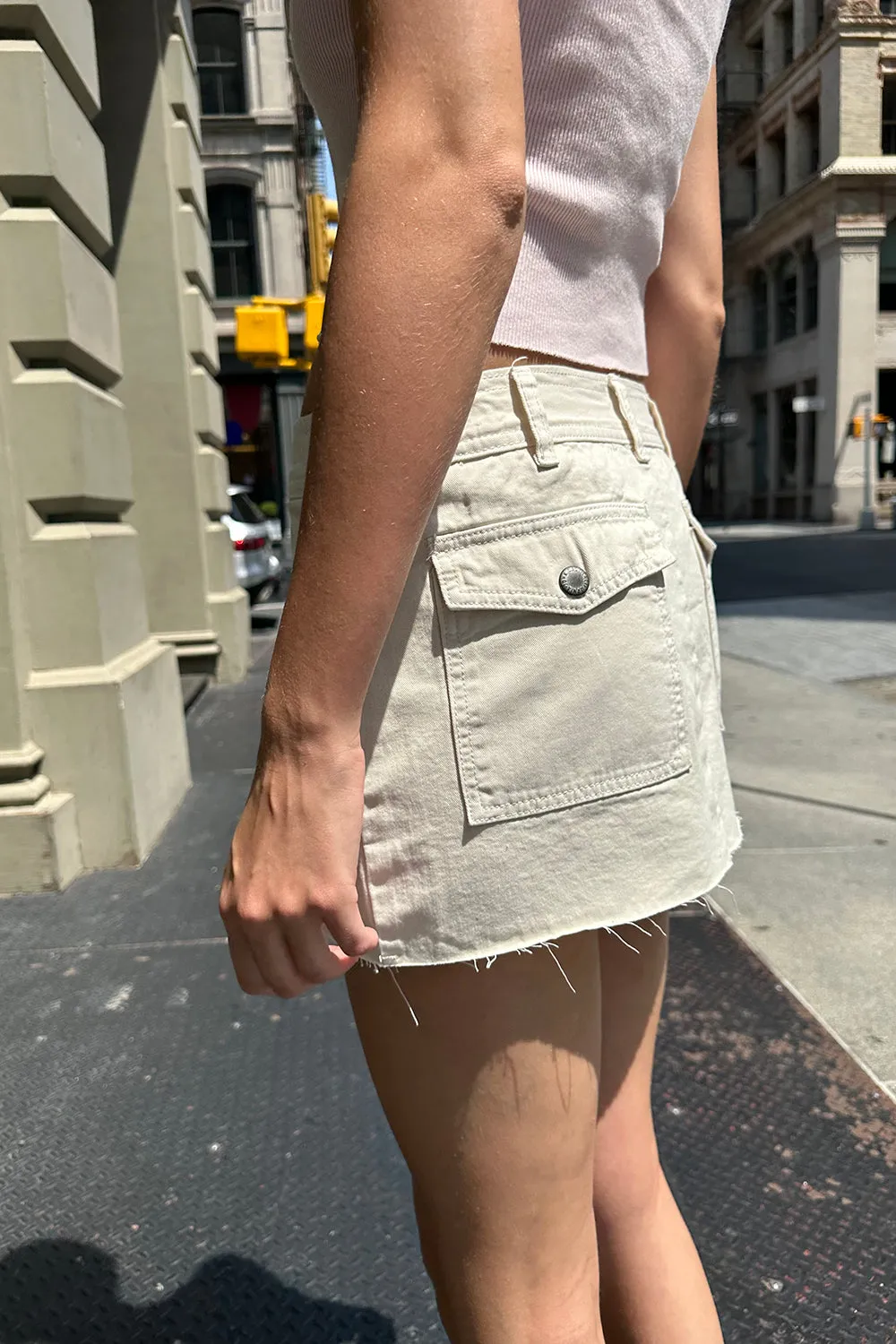 Corinne Cargo Mini Skirt