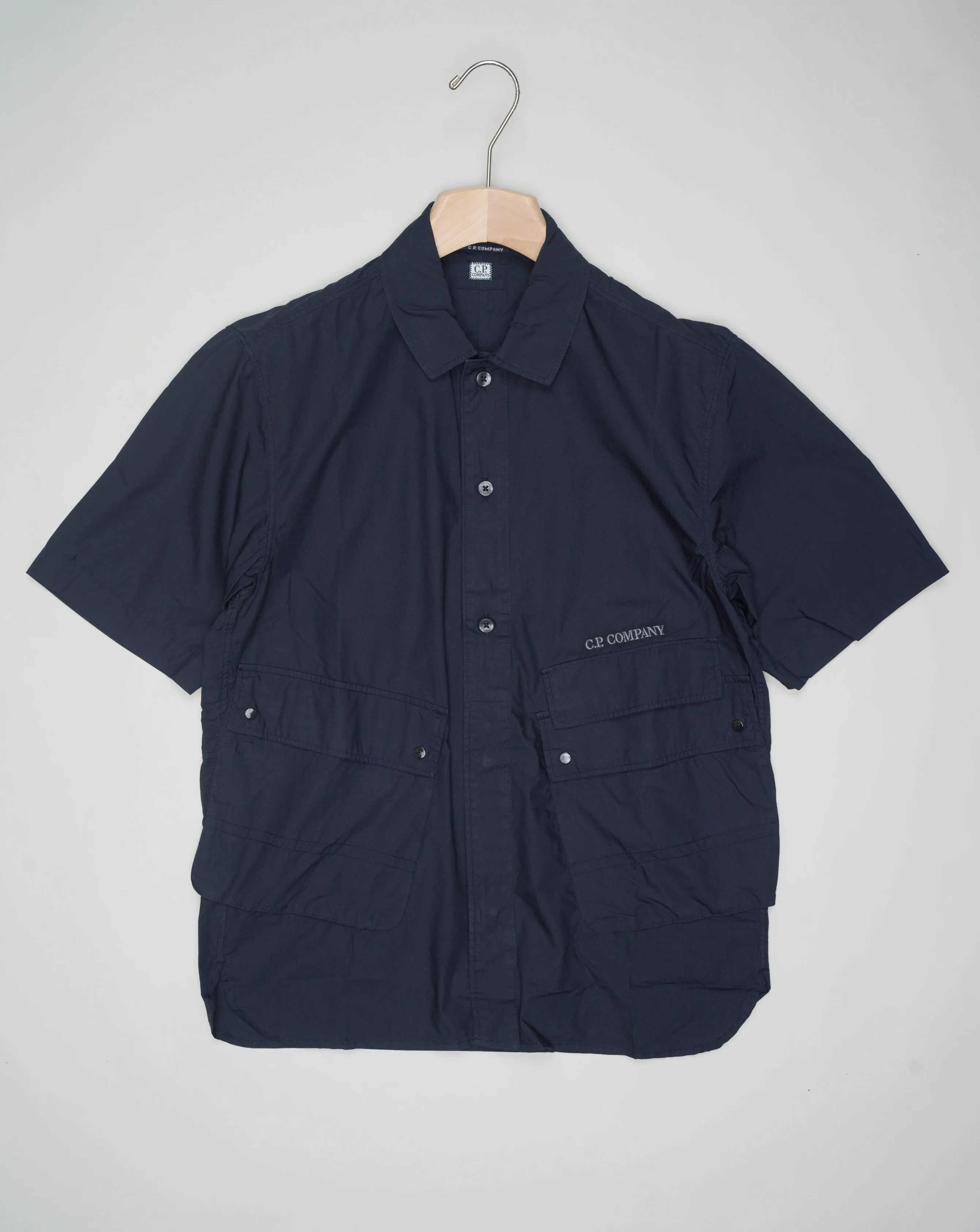 C.P.Company Poplin Overshirt / Total Eclipse