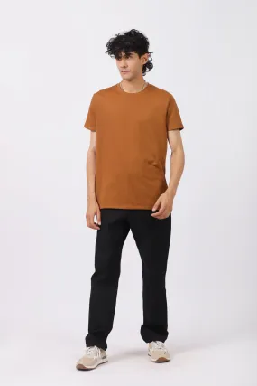 CREW NECK TEXTURED TEE