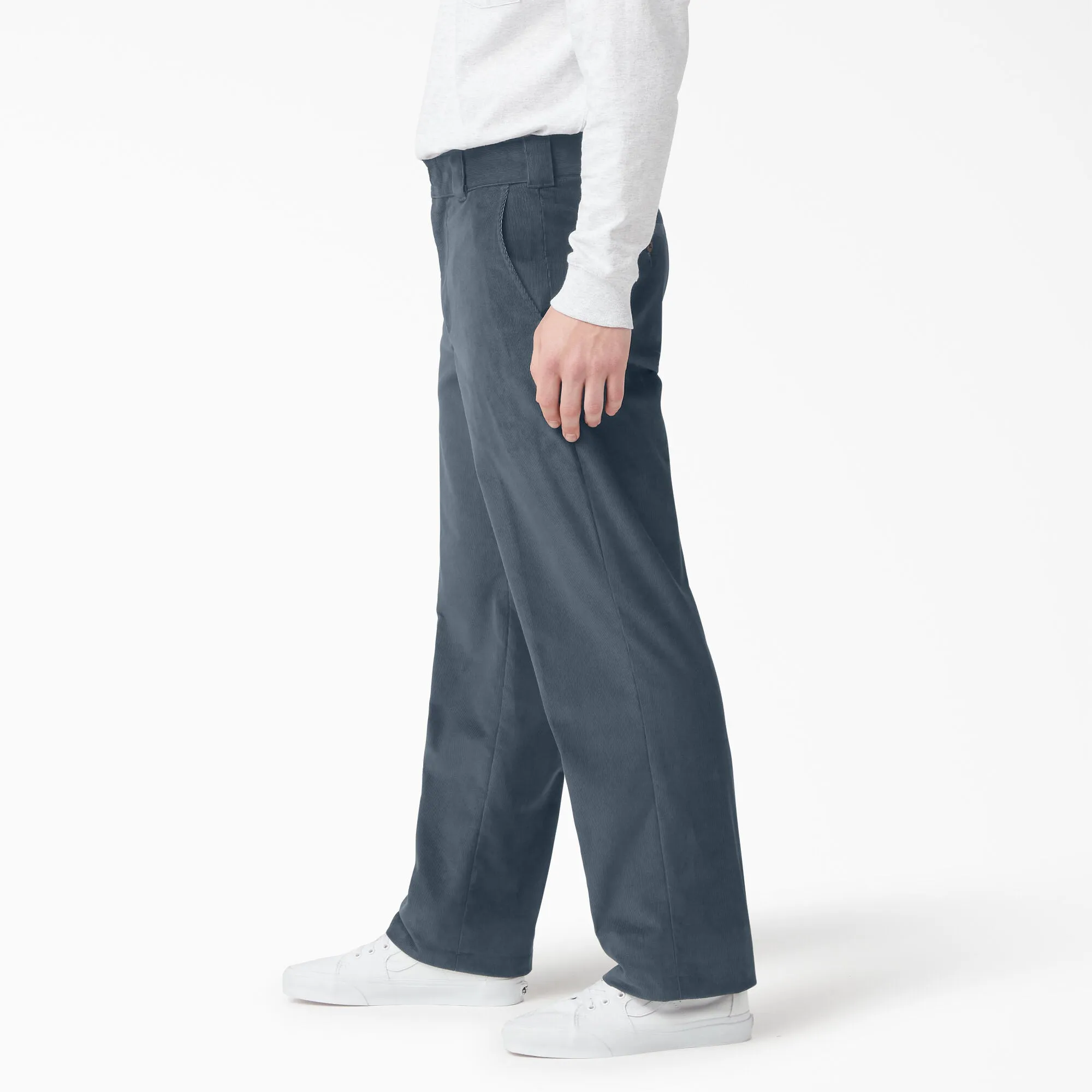 Dickies - Flat Front Corduroy Pants - Airforce Blue