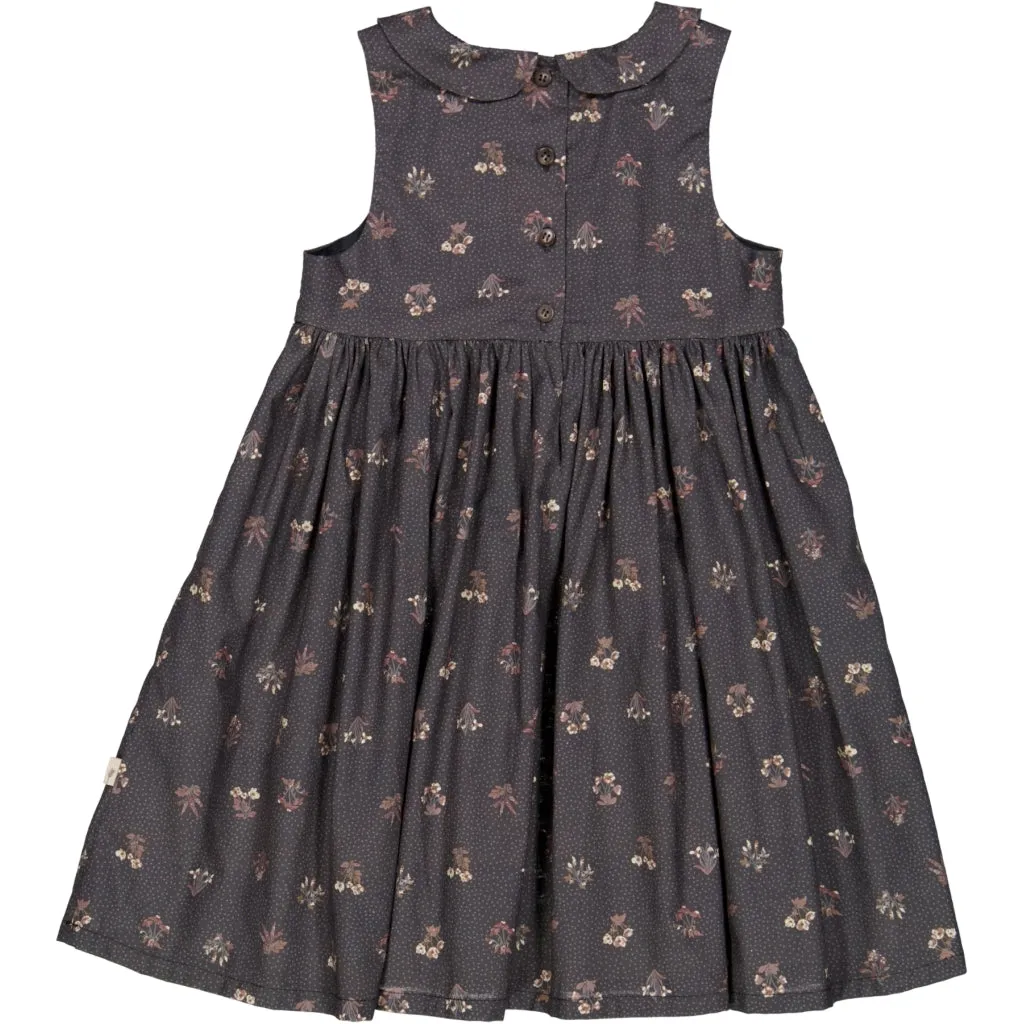 Dress Eila - black flowers