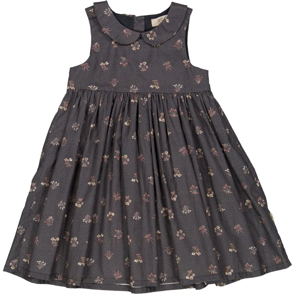 Dress Eila - black flowers